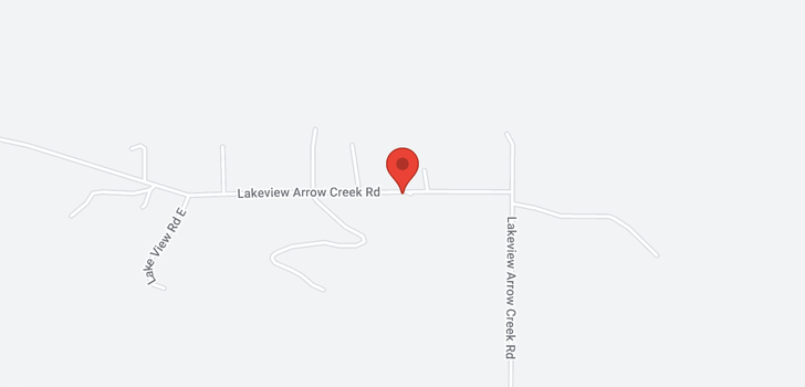 map of 1275 Lakeview Arrowcreek Road